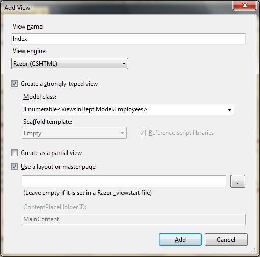 How Razor Engine Works With Views in MVC 4